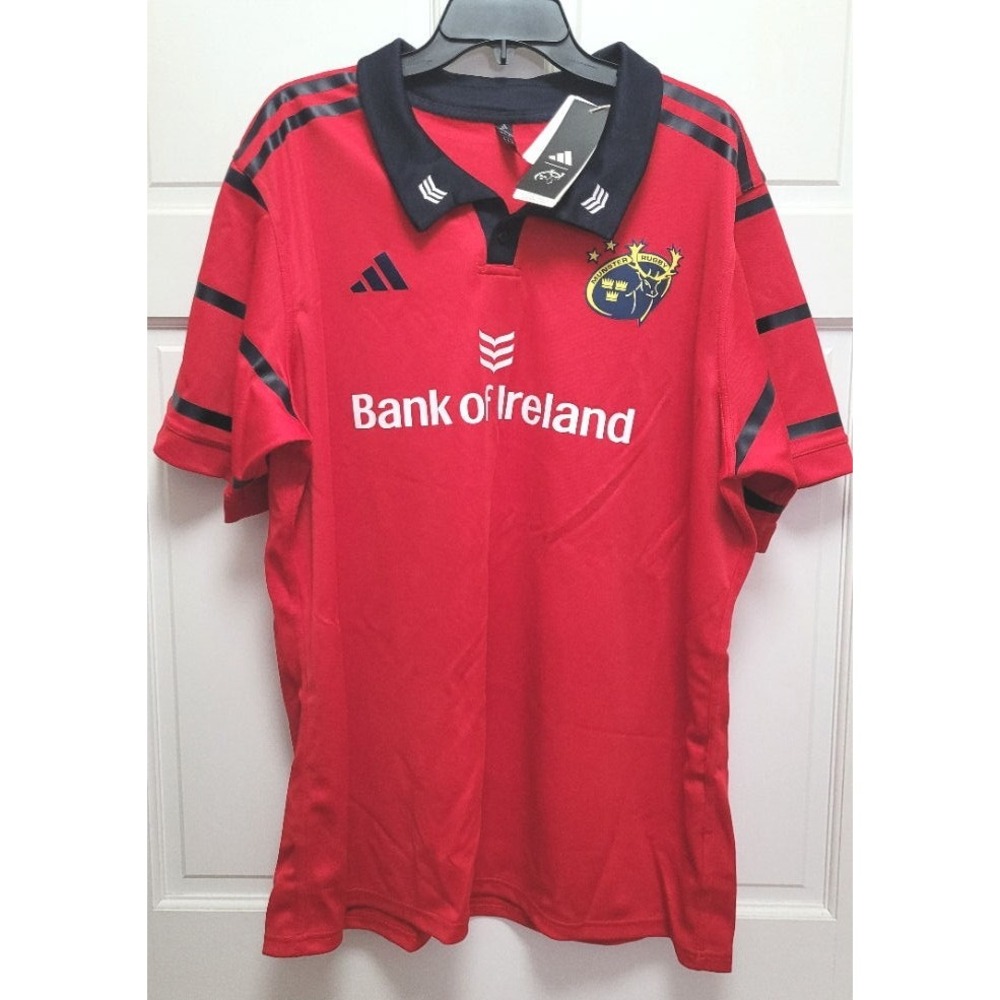 Adidas Adult Munster Ruby 2025/2026 Home Replica Jersey #KA0307 - Red - 2XL